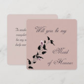 Bent u mijn dienstmeisje van de uitnodiging van Ho (Voorkant / Achterkant)