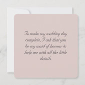 Bent u mijn dienstmeisje van de uitnodiging van Ho (Achterkant)