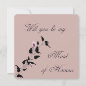 Bent u mijn dienstmeisje van de uitnodiging van Ho (Voorkant)