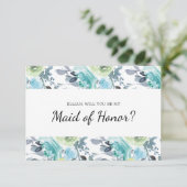 Bent u mijn dienstmeisje van edelachtblauwe geel? (Staand voorkant)