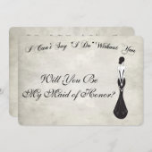 Bent u mijn dienstmeisje van een eervolle persoonl kaart (Voorkant / Achterkant)