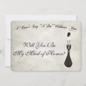 Bent u mijn dienstmeisje van een eervolle persoonl kaart (Voorkant)