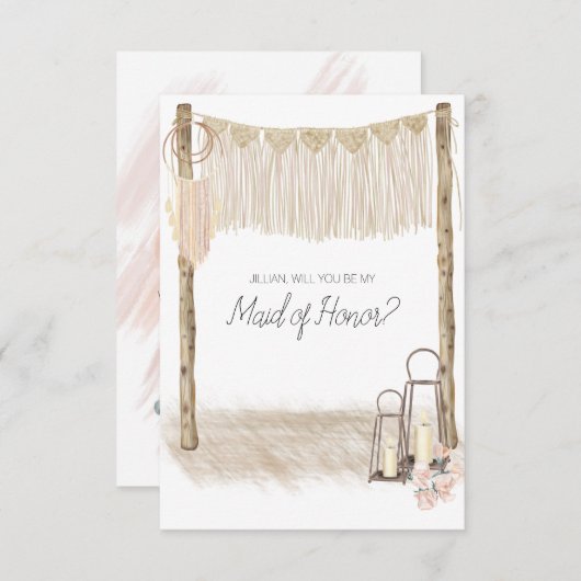 Bent u mijn dienstmeisje van eerwaarde moderne boh (Voorkant / Achterkant)