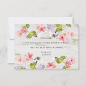 Bent u mijn dienstmeisje van erge roze Florals? (Achterkant)