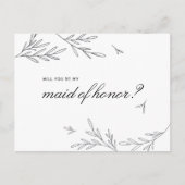 Bent u mijn dienstmeisje van het Briefkaart van de (Voorkant)