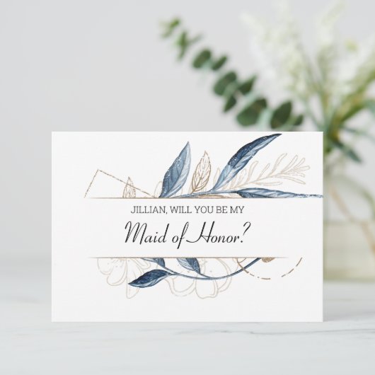 Bent u mijn dienstmeisje van het geachte blauwe go (Staand voorkant)