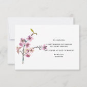 Bent u mijn dienstmeisje van Honor Cherry Blossom? (Achterkant)