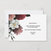 Bent u mijn dienstmeisje van Honor Elegant Burgund (Achterkant)