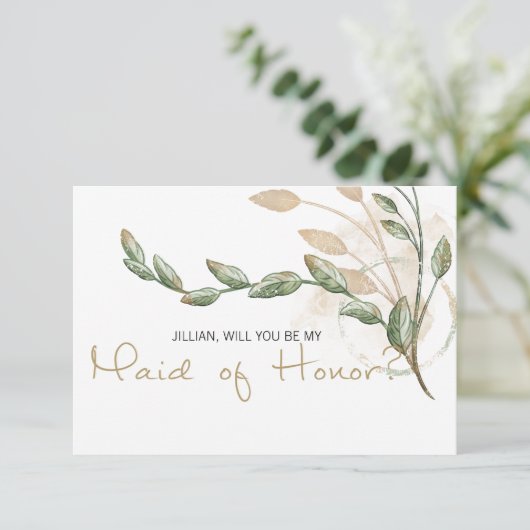 Bent u mijn dienstmeisje van Honor Gold Sage Green (Staand voorkant)