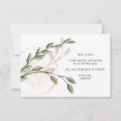 Bent u mijn dienstmeisje van Honor Gold Sage Green (Achterkant)