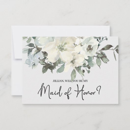 Bent u mijn dienstmeisje van Honor Ivory White Flo (Voorkant)