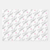 Bent u mijn dochter van eervolle papierpakbladen? inpakpapier vel (Voorkant 2)