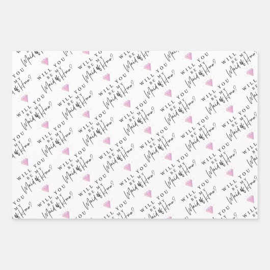 Bent u mijn dochter van eervolle papierpakbladen? inpakpapier vel (Voorkant 2)