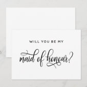 Bent u mijn dochter van het eerbetoon-voorstel-kaa kaart (Voorkant / Achterkant)