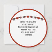 Bent u mijn echte uitnodiging? kaart (Achterkant)