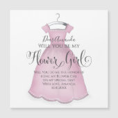 Bent u mijn gepersonaliseerde Bloemenmeisje-voorst (Voorkant)