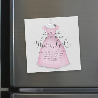 Bent u mijn gepersonaliseerde Bloemenmeisje-voorst