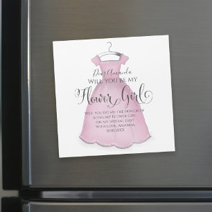 Bent u mijn gepersonaliseerde Bloemenmeisje-voorst