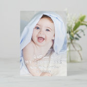 Bent u mijn Godmoeder Classy persoonlijke foto? Folie Feestdagenkaart (Staand Voorkant)