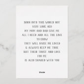 Bent u mijn Godmoeder Classy persoonlijke foto? Folie Feestdagenkaart (Achterkant)