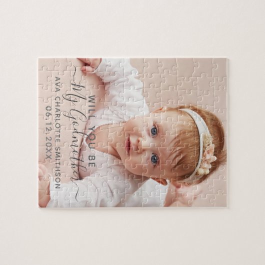 Bent u mijn Godmoeder Classy persoonlijke foto? Legpuzzel (Horizontaal)