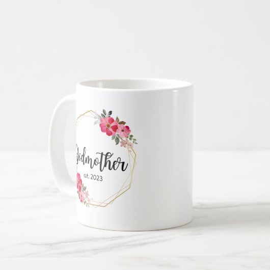 Bent u mijn godmoeder Mok 2023 cadeau (Voorkant links)