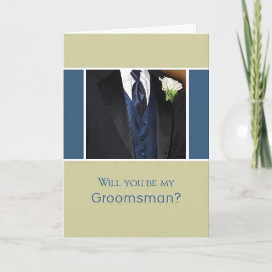 Bent u mijn Groomsman? (Voorkant)