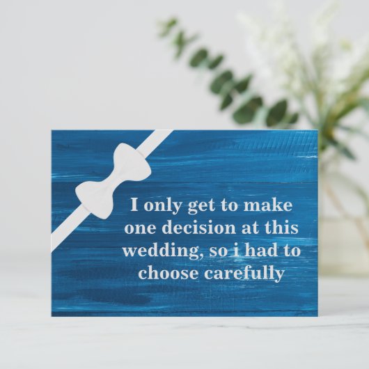 Bent u mijn Groomsman? Achtergrond van hout Kaart (Staand voorkant)