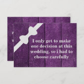 Bent u mijn Groomsman? Achtergrond van hout Kaart (Voorkant / Achterkant)