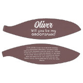 Bent u mijn Groomsman Custom Name and Text? Basketbal (Panelen)