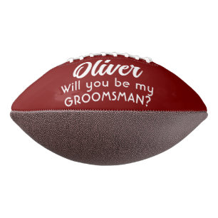 Bent u mijn Groomsman Douane Naam? American Football