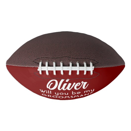 Bent u mijn Groomsman Douane Naam? American Football (Voorkant)