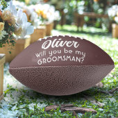 Bent u mijn Groomsman Douane Naam? American Football