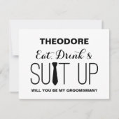 Bent u mijn Groomsman? | Groomsman Kaart (Voorkant)