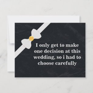 Bent u mijn Groomsman? Kaart