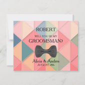 Bent u mijn Groomsman? Kaart (Voorkant)