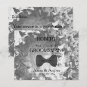 Bent u mijn Groomsman? Kaart (Voorkant / Achterkant)