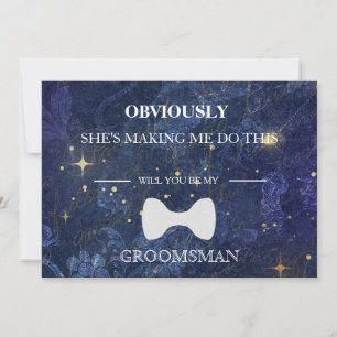Bent u mijn Groomsman? Kaart