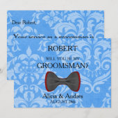 Bent u mijn Groomsman? Kaart (Voorkant / Achterkant)