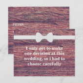 Bent u mijn Groomsman? Kaart (Voorkant / Achterkant)