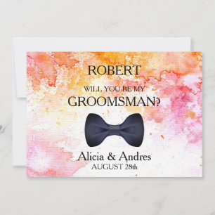 Bent u mijn Groomsman? Kaart