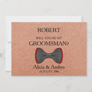 Bent u mijn Groomsman? Kaart