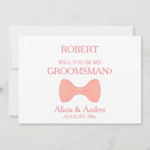 Bent u mijn Groomsman? Kaart