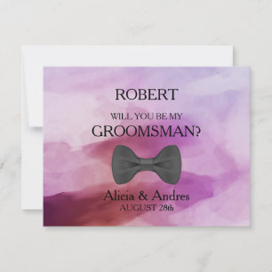 Bent u mijn Groomsman? Kaart
