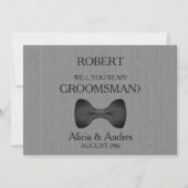 Bent u mijn Groomsman? Kaart (Voorkant)