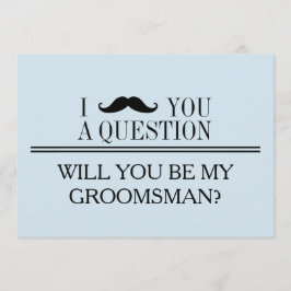 Bent u mijn Groomsman? Kaart