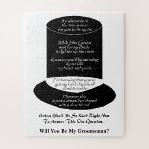 "Bent u mijn Groomsman?" Legpuzzel
