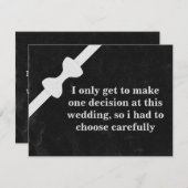 Bent u mijn Groomsman? Uitnodiging (Voorkant / Achterkant)