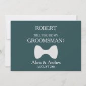 Bent u mijn Groomsman? Uitnodiging (Voorkant)
