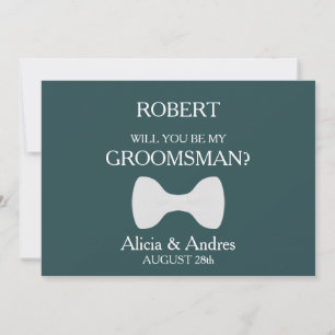 Bent u mijn Groomsman? Uitnodiging
